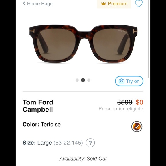 Tom Ford sunglasses main image 8